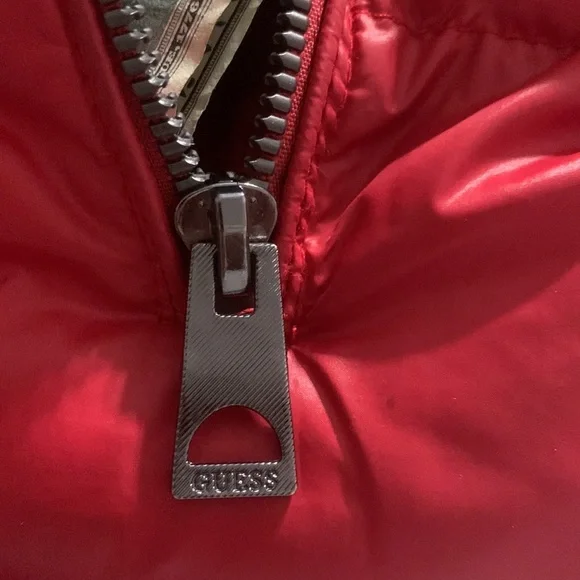 Guess Men’s Puffer Jacket With Detachable Hood